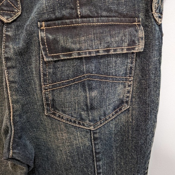 New Armani Jeans Womens 8 Straight Leg Indigo 003 Series Dark Wash Tall - Picture 10 of 12